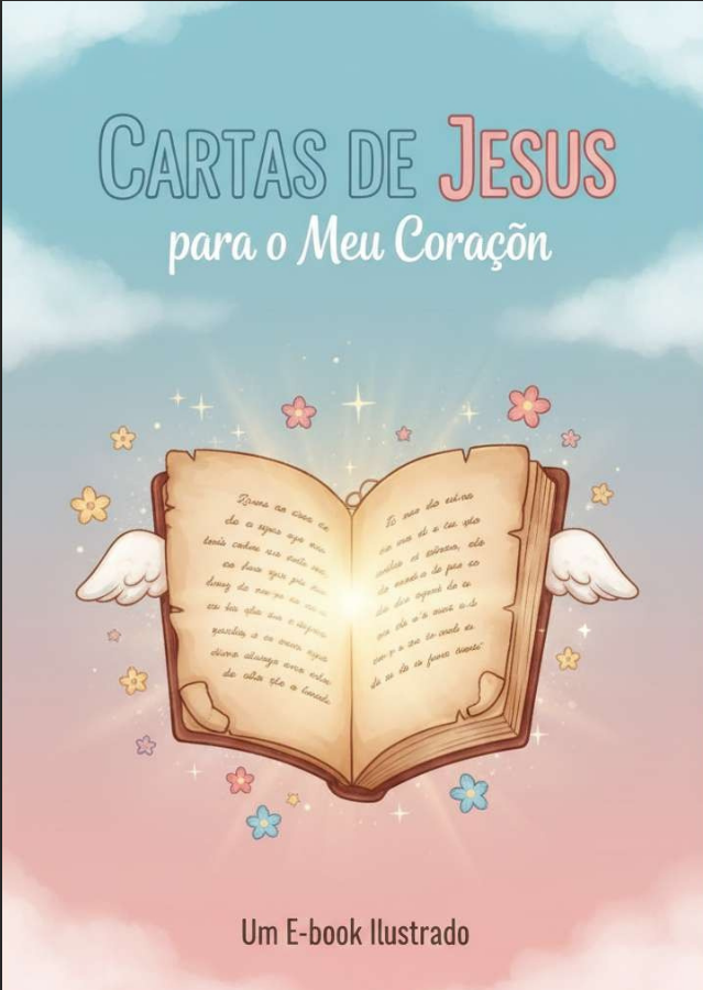 Capa do e-book 'Cartas de Jesus para o Meu Coração'
